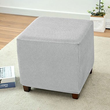 Transfronterizo todo incluido grano de maíz lana cubierta de taburete cuadrado elástico engrosado cubierta de cubierta a prueba de polvo