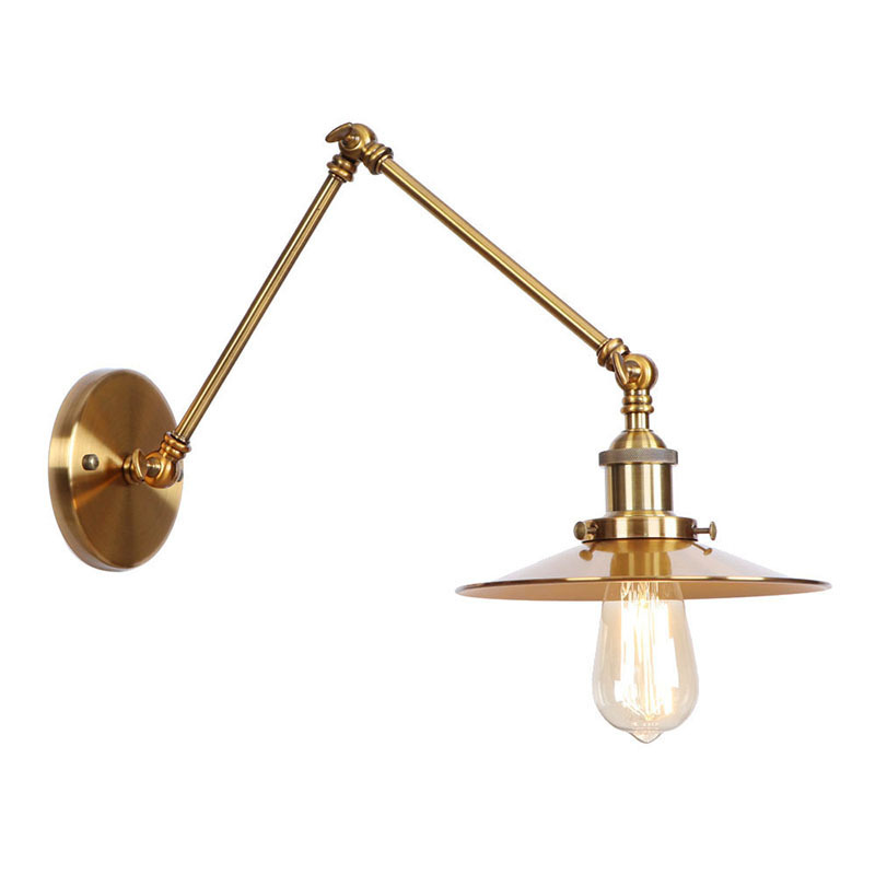 design country retro bronze coffee sconce for living room