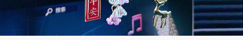 Carefully Selected Internet-Famous Lily of the Valley Crystal Car Pendant for Girls, Goddess Decoration for Car Interior, Peace and Joy Ornament