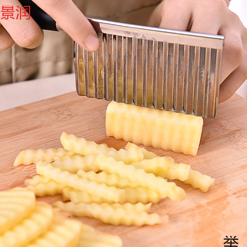 厨房家用狼牙土豆波浪刀切土豆刀花式切条切薯器切片工具切菜神器|undefined
