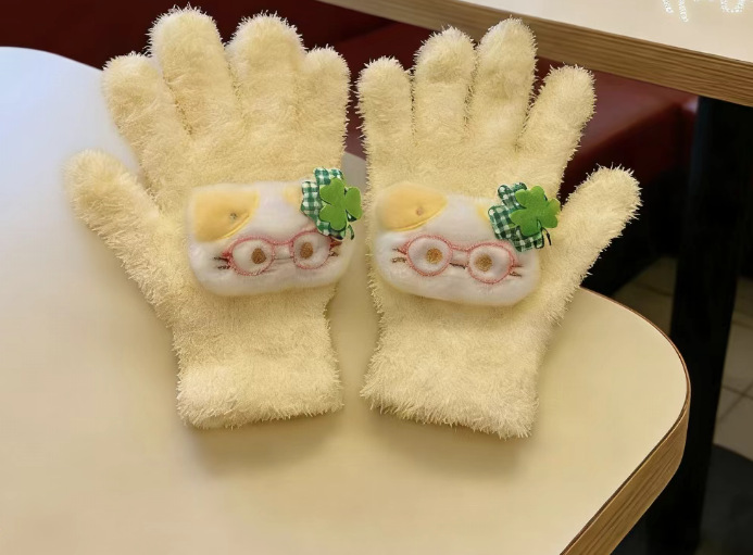 안경잎 KT 커스터드 장갑 [개별포장]