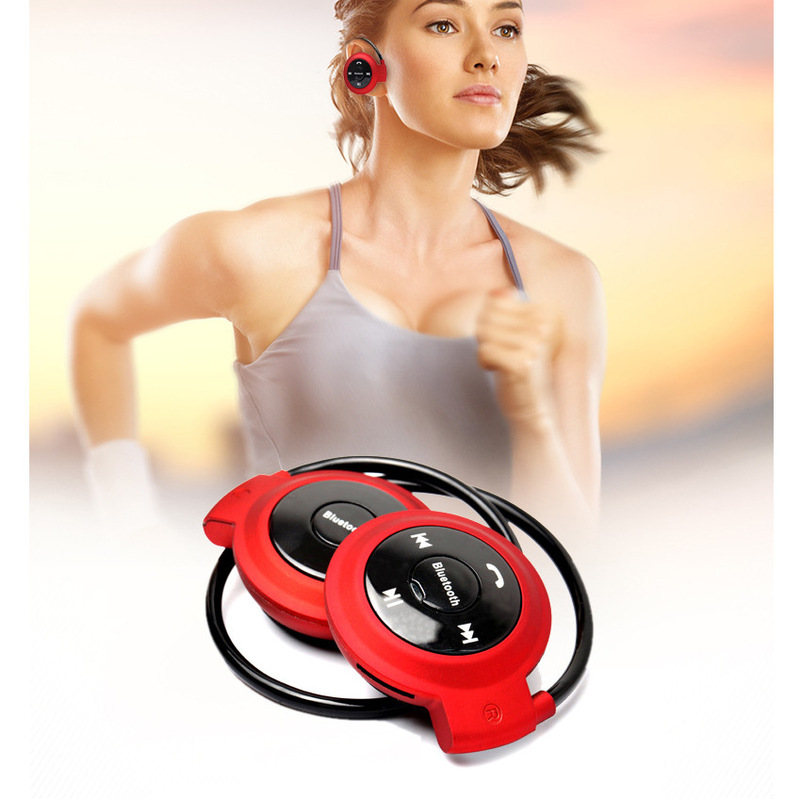 mini503 Bluetooth Card Headset Wireless Stereo Sports Hanging Ear Headset New Cross-border Foreign Trade Earplugs