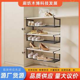 伸缩鞋架分层鞋子收纳架鞋托烤漆收纳置物架省空间省空间神器