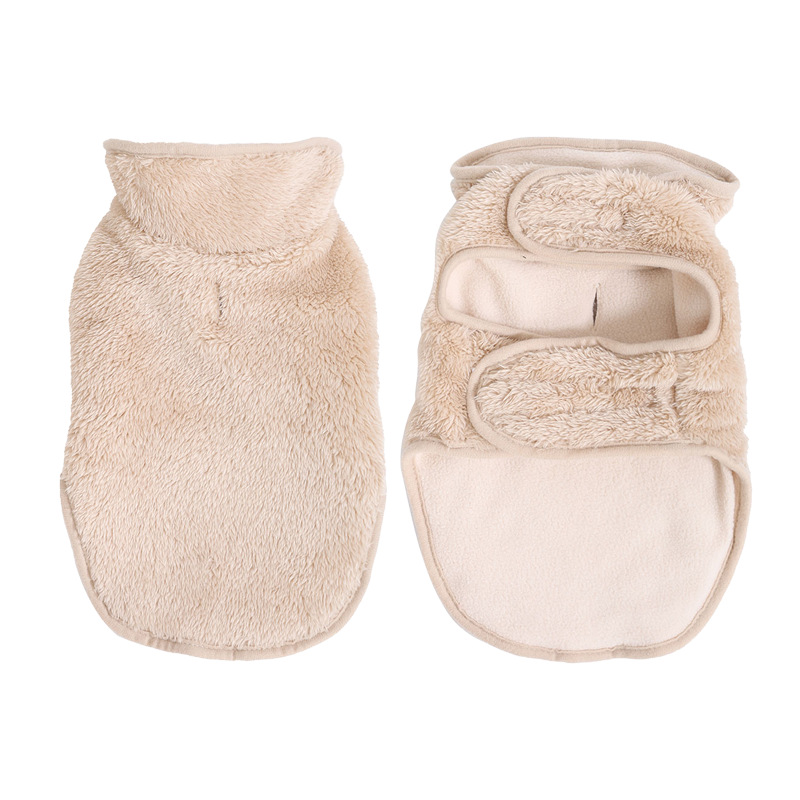 Grote hond winterjas warm winddicht puppy jas golden retriever herfst en winter suède hondenkleding fabriek directe verkoop