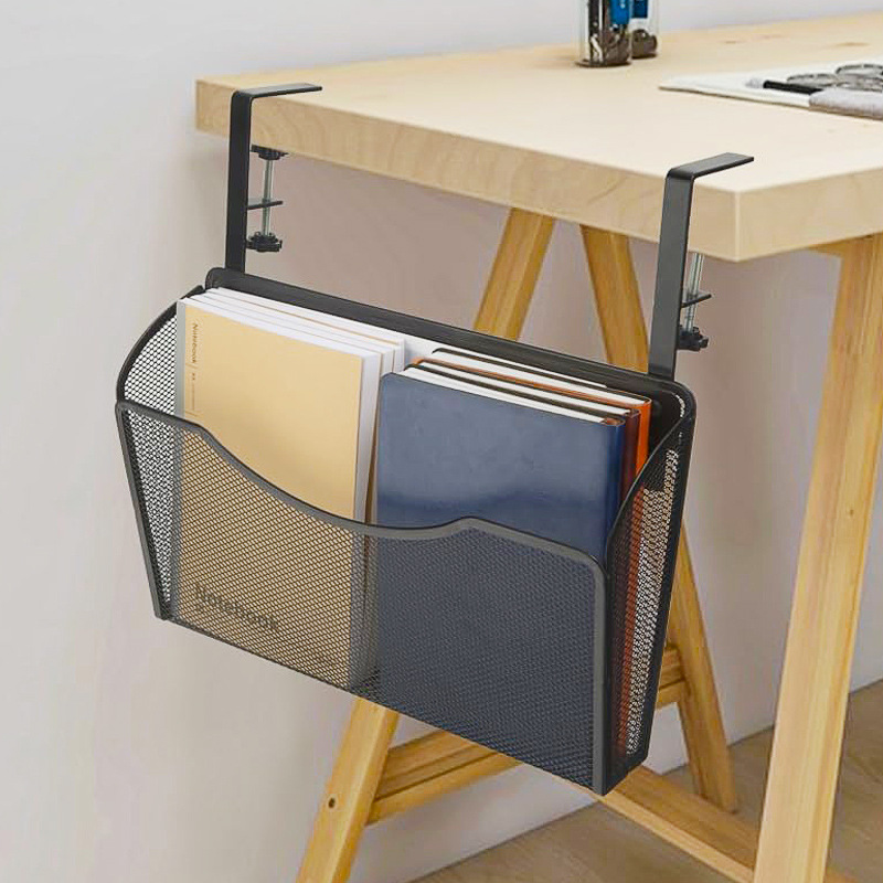 매달린 파일 바구니 블랙