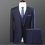 Bộ áo và quần một cúc màu xanh navy
