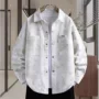 新款春秋季男士青少年衬衣