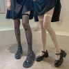 Tide, summer ultra thin Japanese knee socks, black tights