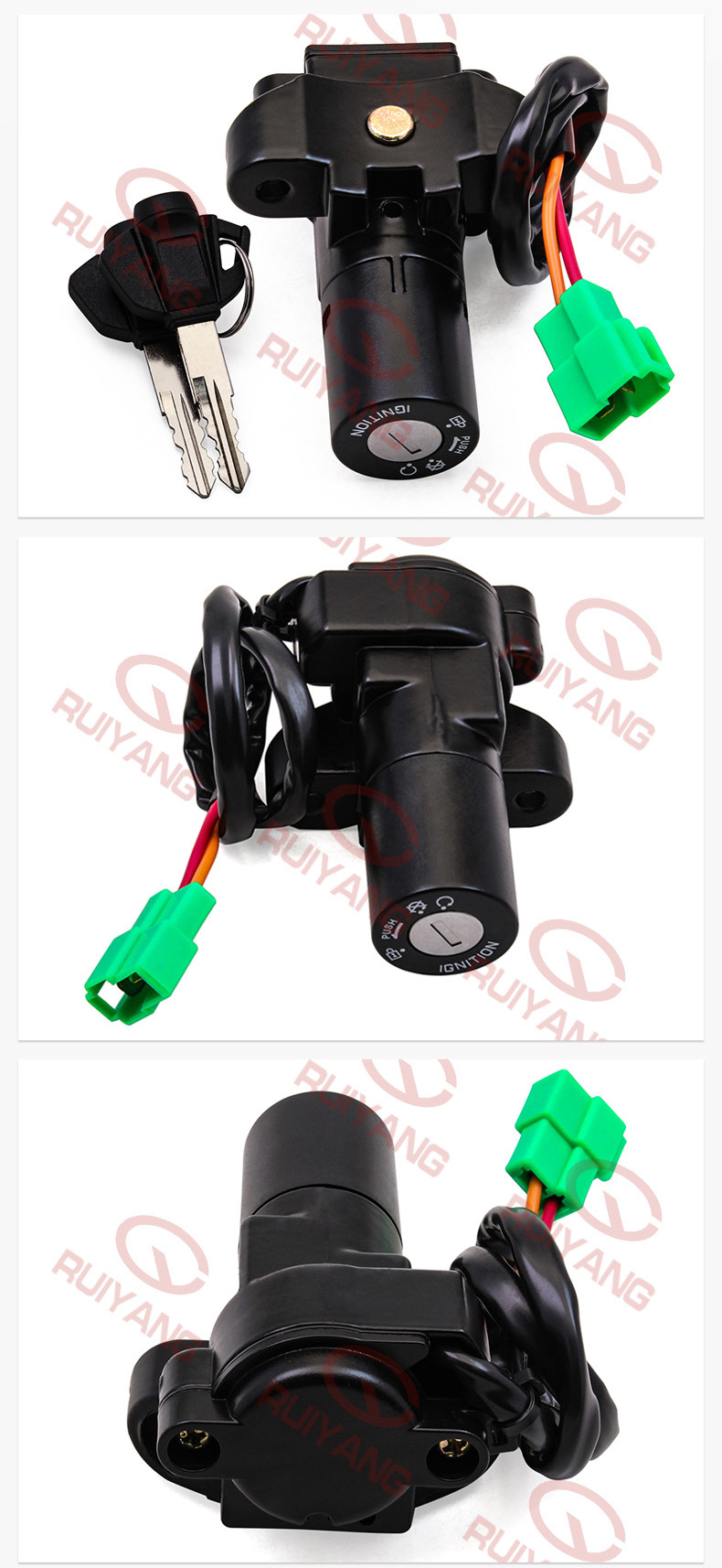 Motorcycle accessories suitable for GIXXER150 sets of locks, electric door locks, fuel tank cap locks, seat cushion locks, full car locks