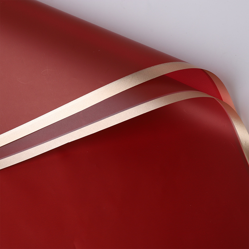 Papel de envolver regalo de alta calidad, papel mate de color sólido, papel liso coreano, ramo impermeable al por mayor, papel de envolver floral