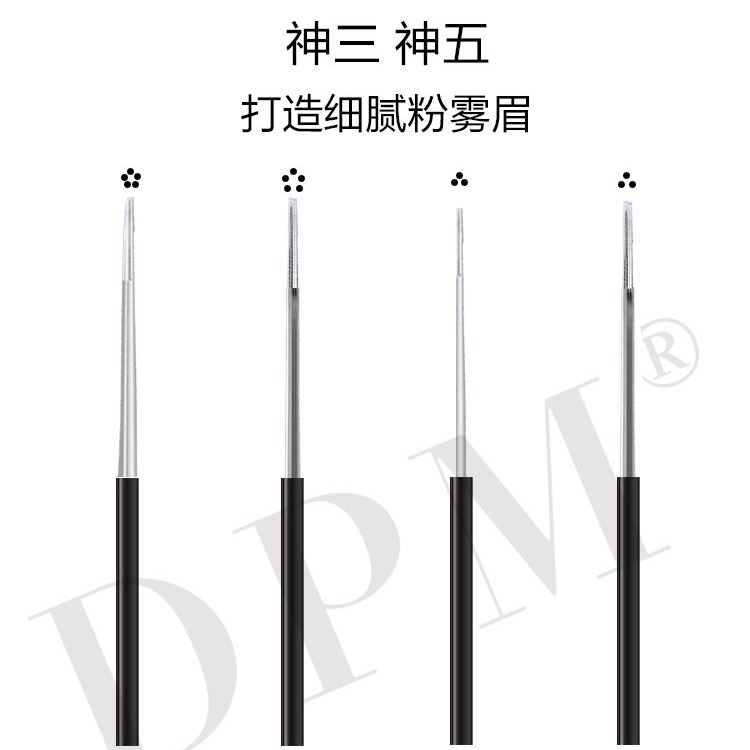 DPM tattoo needle manual fog Needle eyebrow tattoo disposable fog eyebrow special closing God three needle round 3 Round 5 needle piece