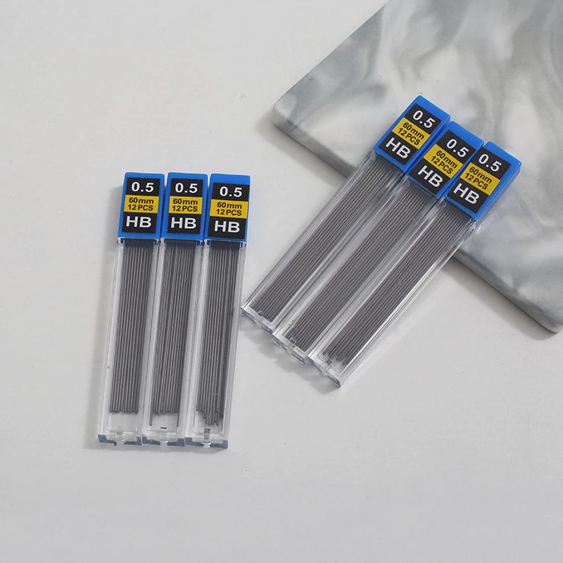 Небольшая квадратная трубка карандаш-фитиль HB может быть установлен свинцовый стержень высокого качества 0.5mm0.7mm0.9mm