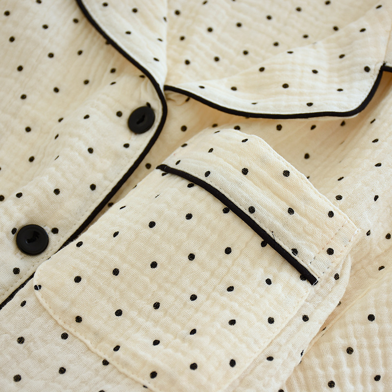 Title 7, Damen Sommer Pyjama aus reiner Baumwolle mit ku...