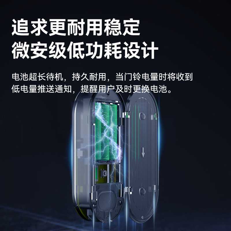 Inalámbrico doméstico comercial inteligente luz electrónica timbre de puerta llamada de ancianos recordatorio botón de emergencia máquina de agitación