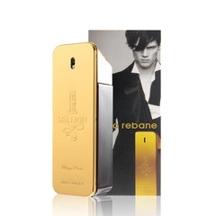 New cross-border brand Gold Millionaire Prive men's perfume 100ml tempting woody leather fragrance