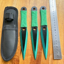 高硬度军刀户外不锈钢小直刀潜水绑腿刀野外求生防身刀具系绳刀
