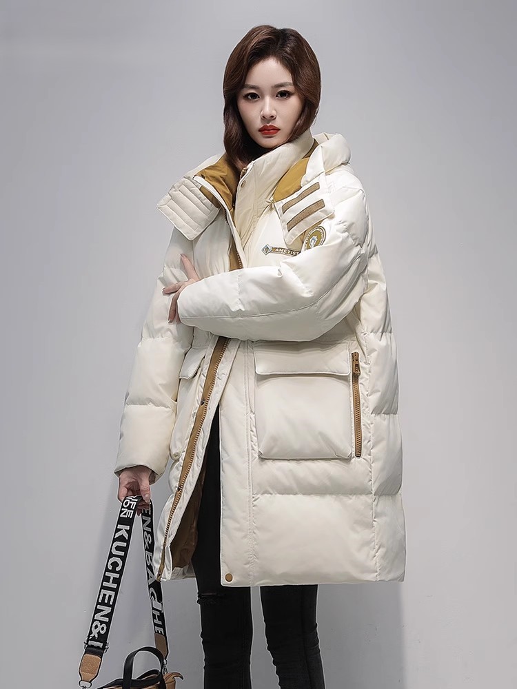 2025 invierno nueva moda extranjera ropa de algodón invierno grueso y cálido suelto nuevo abrigo de algodón simple abrigo cálido image 7