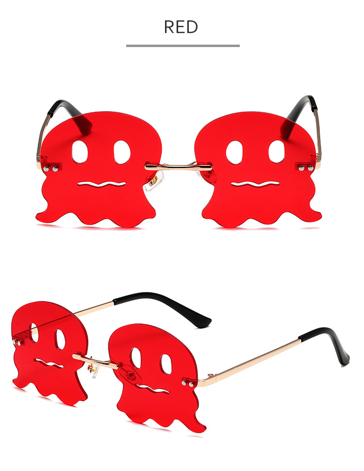 Men's Sunglasses New Octopus Funny Cartoon Metal Sunglasses Party Dance Men And Women Sunglasses_voghion.com