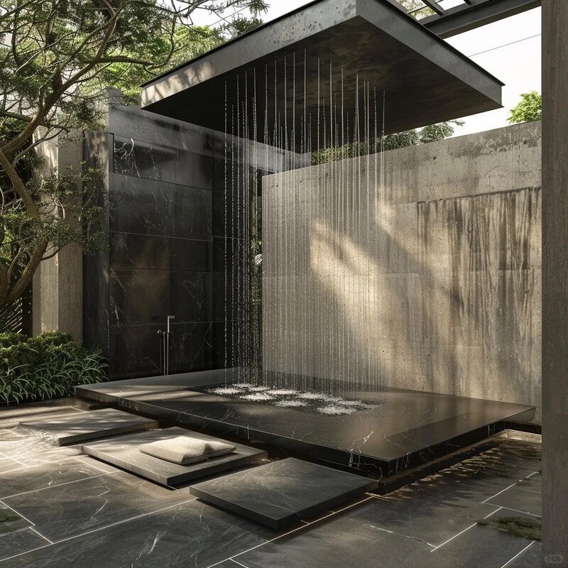 Dc Water Curtain Nozzle Landscape Cascade Waterfall Water Curtain Design Fountain Source Manufacturer Construction Installation Outdoor