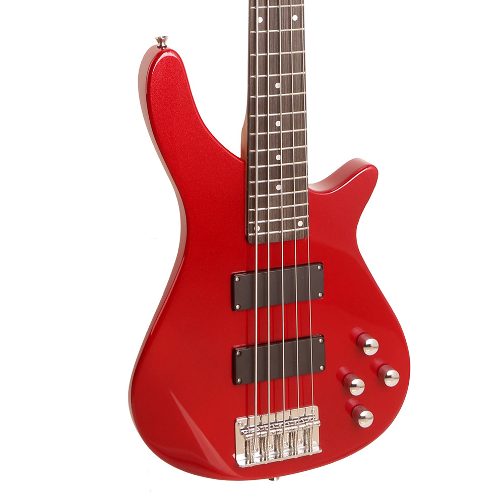 Bajo eléctrico de 5 cuerdas, bajo eléctrico de 5 cuerdas, guitarra eléctrica de rock, bajo, bajo, guitarra eléctrica en stock, fábrica al por mayor