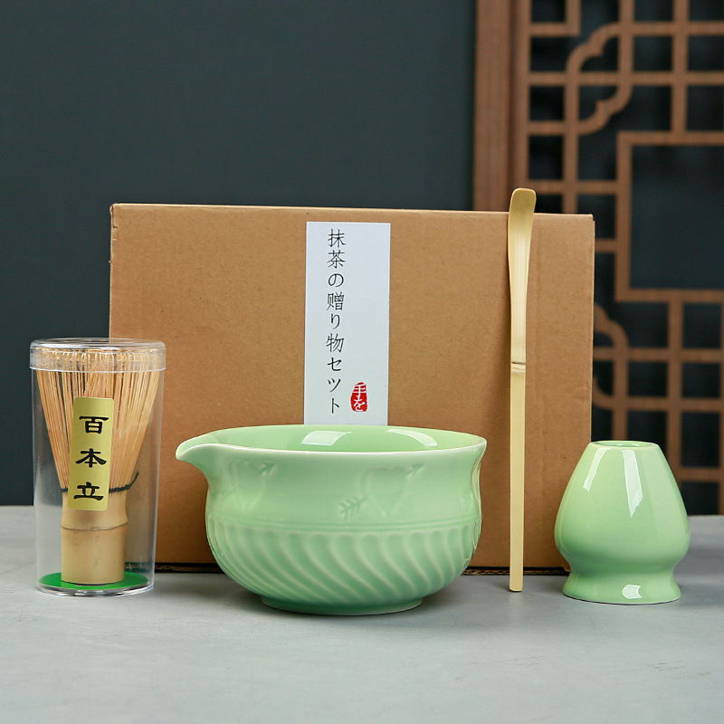 Cepillo de té de matcha de 100 centavos de matcha