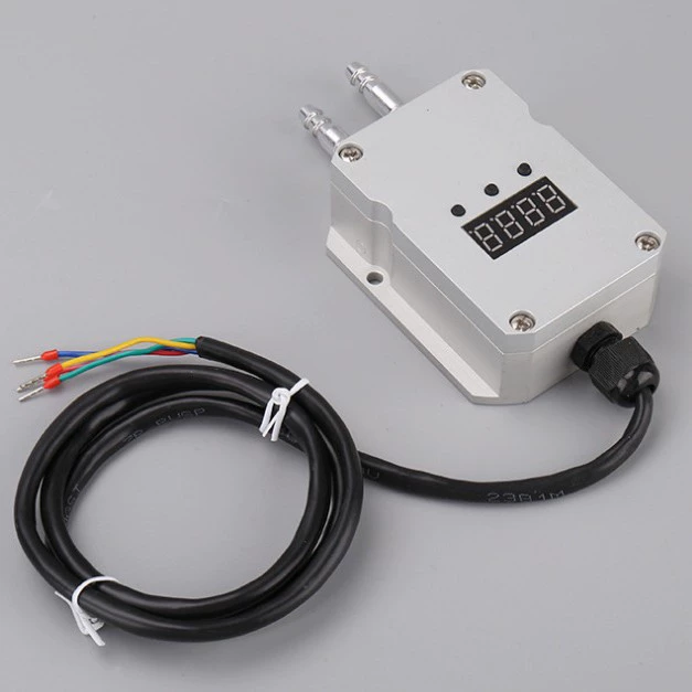 Датчик перепада давления, воздуховод, датчик давления воздуха, измерение давления воздуха в печи, чистая комната, подача воздуха с положительным давлением