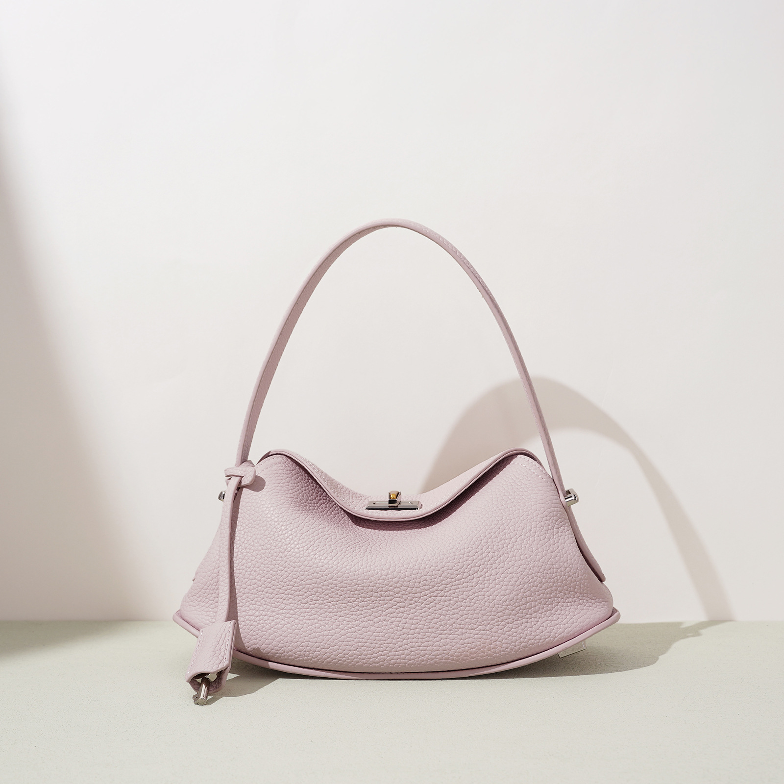 2026 Early Spring Collection Genuine Leather Women's Bag Top Grain Cowhide New Minimalist Niche Design Crossbody Bag High-End Shoulder Bag