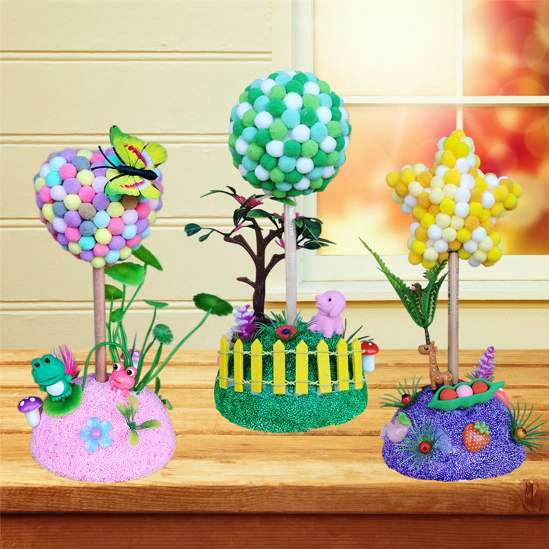 Креативный Снежинка глиняный держатель для карандашей детский DIY пазл ручной работы меховой шар украшения материал упаковка паста игрушки