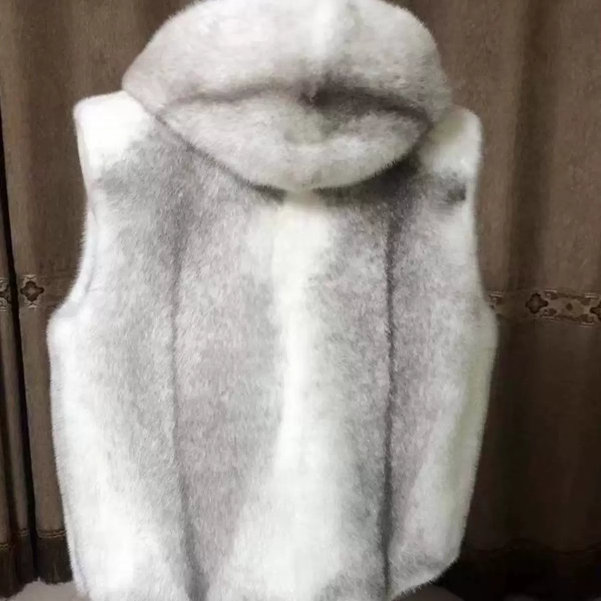Winter vest, jacket with hood