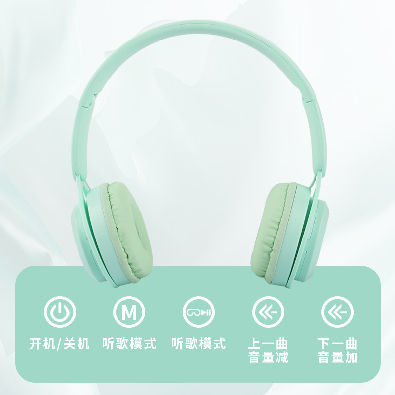 跨境新款Y08头戴式蓝牙耳机重低音无线折叠通用手机电脑蓝牙耳机|undefined