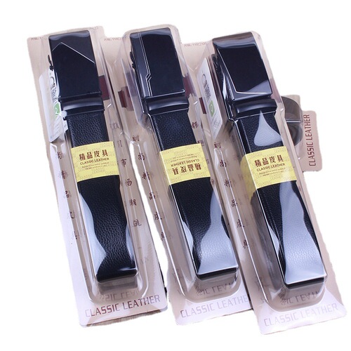 Gift Box Belts for Men, Genuine Leather Automatic Buckle Waist Belts, Casual Gift, Calfskin, Hot Selling Pants Belts, Manufacturer Wholesale
