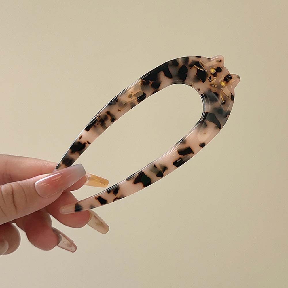 Acético de alta gama para el cabello, peinado de cabello universal, peinado antideslizante para niñas, peinado de bang simple, peinado de cabello fresco, clip superior de pinzas de cabello rotas