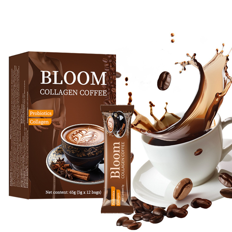 Glutathione Collagen White Coffee Mix 100g Sugar Free Instant Beauty Coffee Drink in use