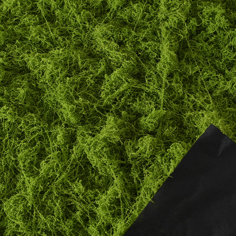 Simulación de musgo filamento césped Musgo albicans Simulación de musgo lanceado Disposición del paisaje Césped maceta de bonsai