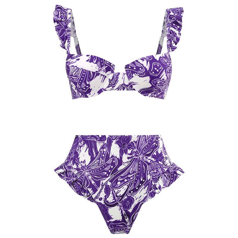 Women's Ditsy Floral 3 Piece Set Tankinis display picture 4