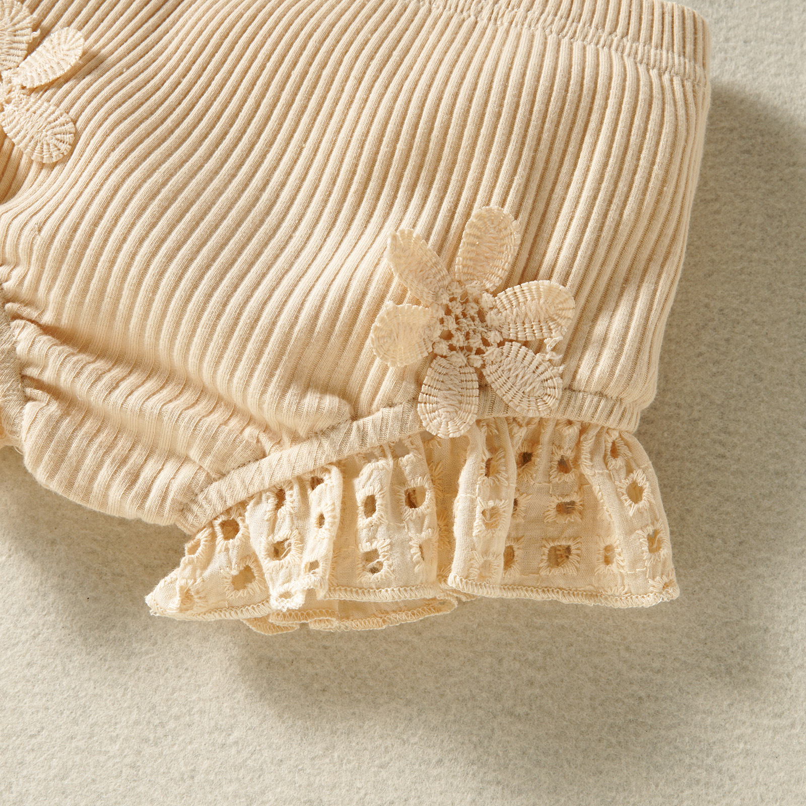 Title 8, Apricot Cotton Net Baby Two-piece Set, High Tem...