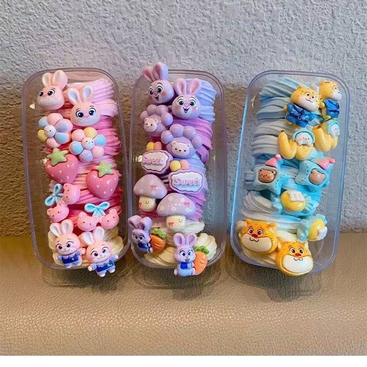 Children's cartoon hair rope