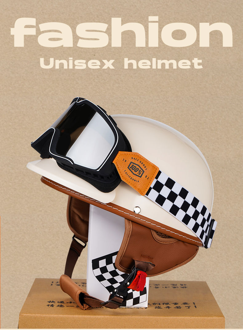 3C Certified Electric Vehicle Helmet for Women, Autumn and Winter Men's Motorcycle Helmet, New National Standard Four-Season Universal Battery Vehicle Half Helmet