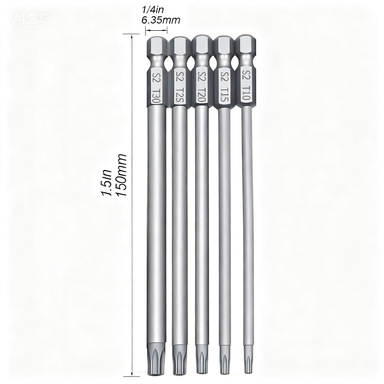 Ordinary 150 long hollow 5PC plum blossom