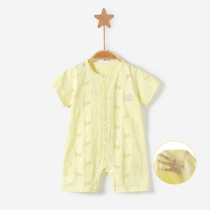 Bebé mono verano delgada de manga corta pijamas mameluco traje infantil recién nacido Ropa niños y niñas Bebé Ropa de verano