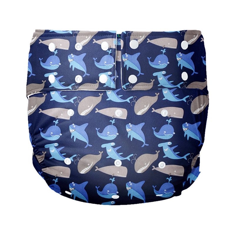 Pañales de tela para adultos a prueba de orina de comercio exterior, pantalones de pañales a prueba de fugas laterales, pañales para ancianos perdidos