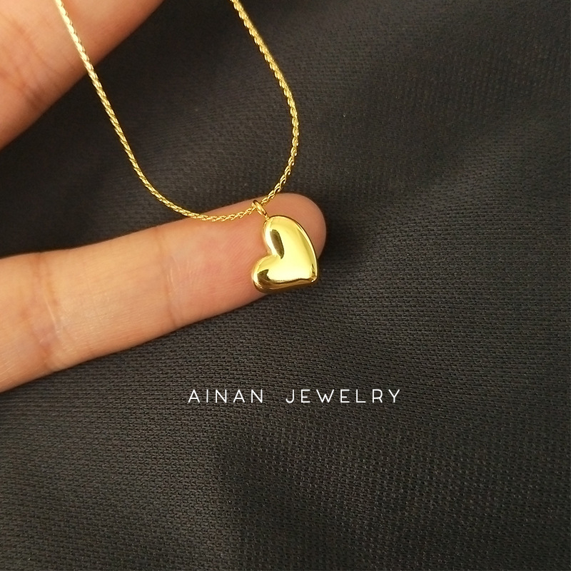 304 Stainless Steel 18K Gold Plated Simple Style Plating Geometric Necklace display picture 1