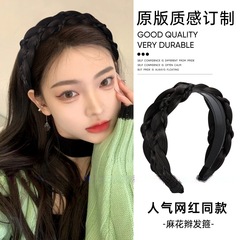 假发女麻花辫发箍鱼骨辫头箍高颅顶夹心辫头饰麻花辫子纯手工编织