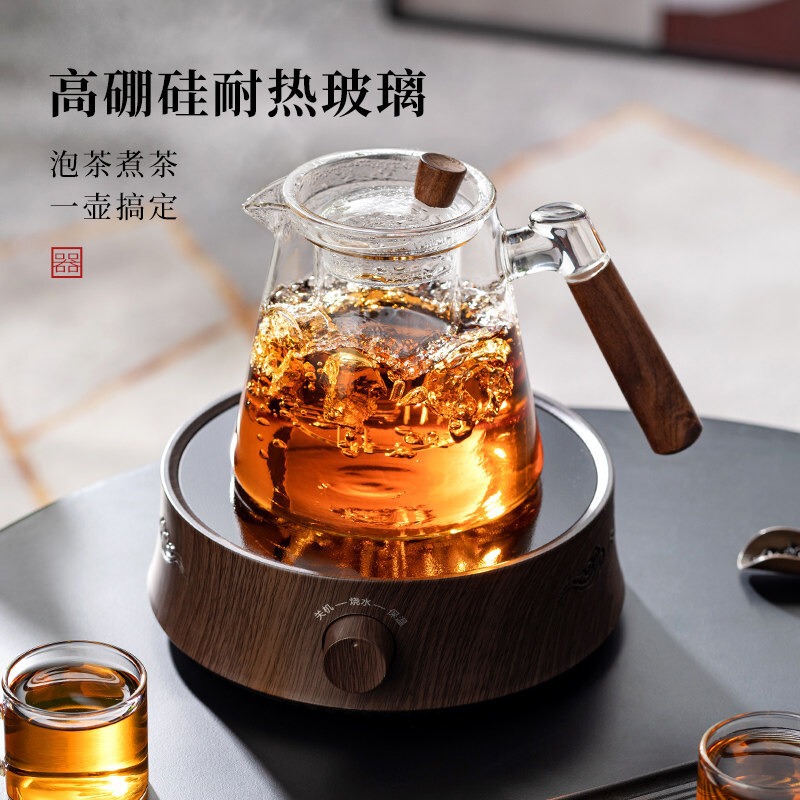 Glass Teapot for Brewing Tea, Household Tea Set, Flower Tea Pot, High-Temperature Resistant Tea Water Separation Cup, Single Teapot Glass Teapot for Brewing Tea, Household Tea Set, Flower Tea Pot, High-Temperature Resistant Tea Water Separation Cup, Single Teapot