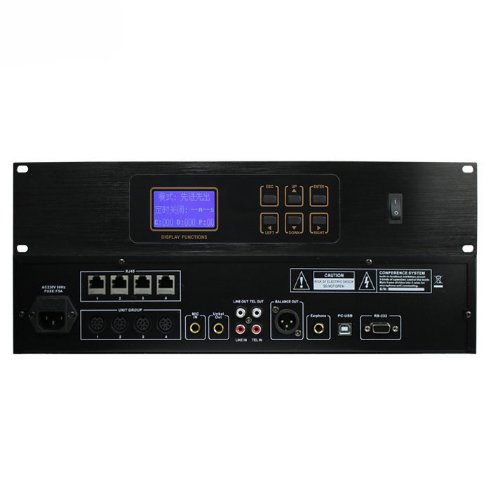 Sistema de teleconferencia de mano en mano con cable digital sin envío, ingeniería de sala de conferencias de micrófono de escritorio de Jiangxi