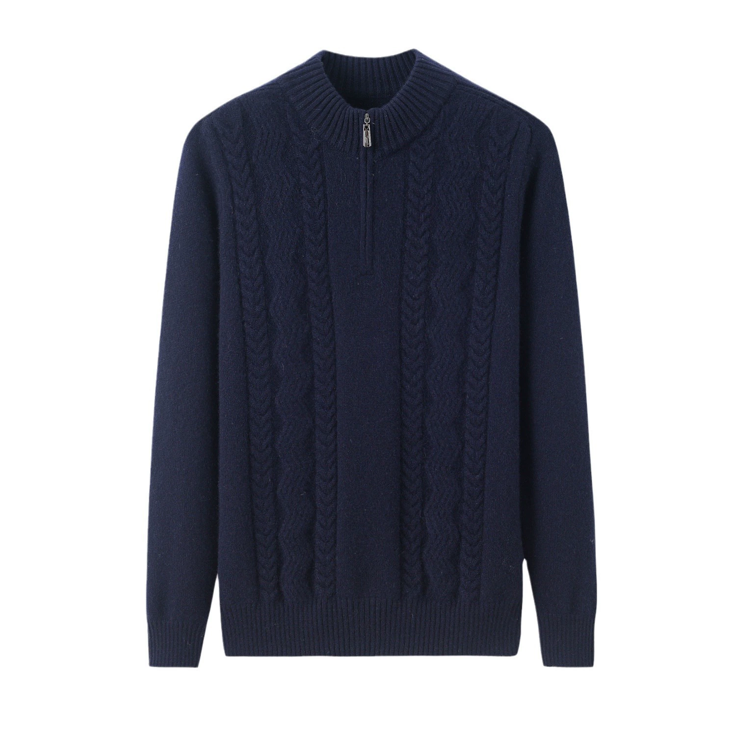 Velvet cashmere colored long-sleeve with zipper, increased thickness, (Physicals)