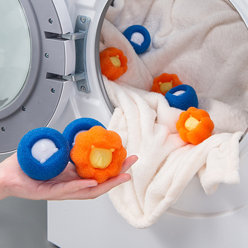 Household clothing anti-winding and anti-knot laundry ball decontamination ball washing machine cleaning ball protective ball