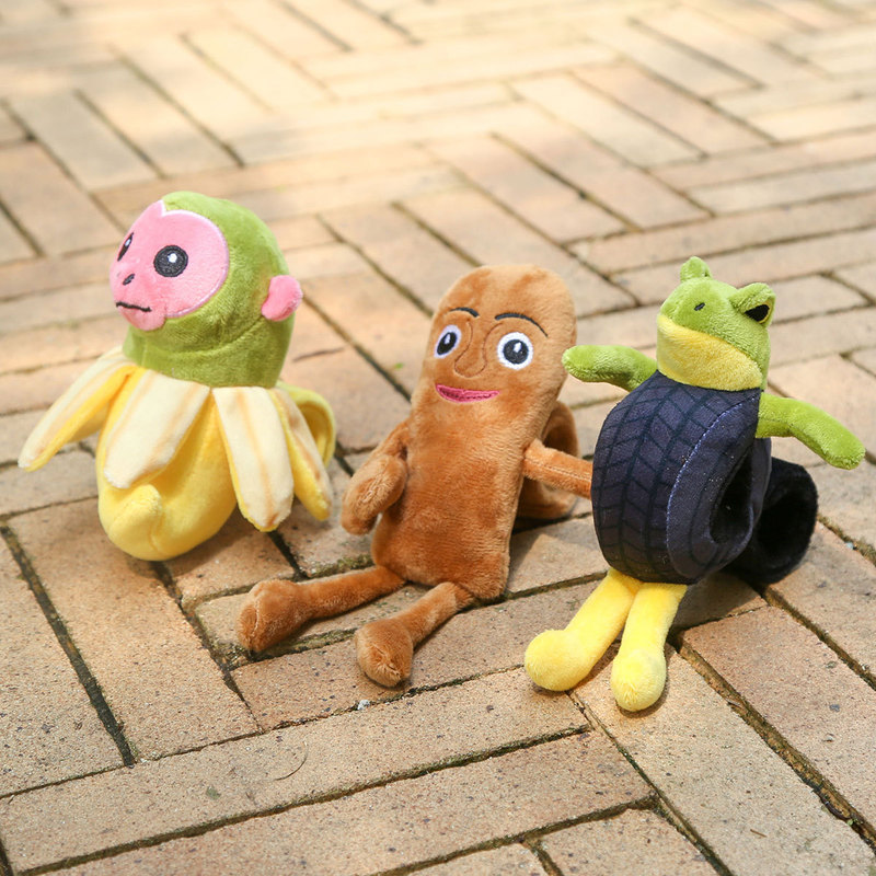 Shan Hai Jing Single Plush Toy Shark Ai American Shan Hai Jing Parody Plush Toy Doll in Stock Coffee Miss