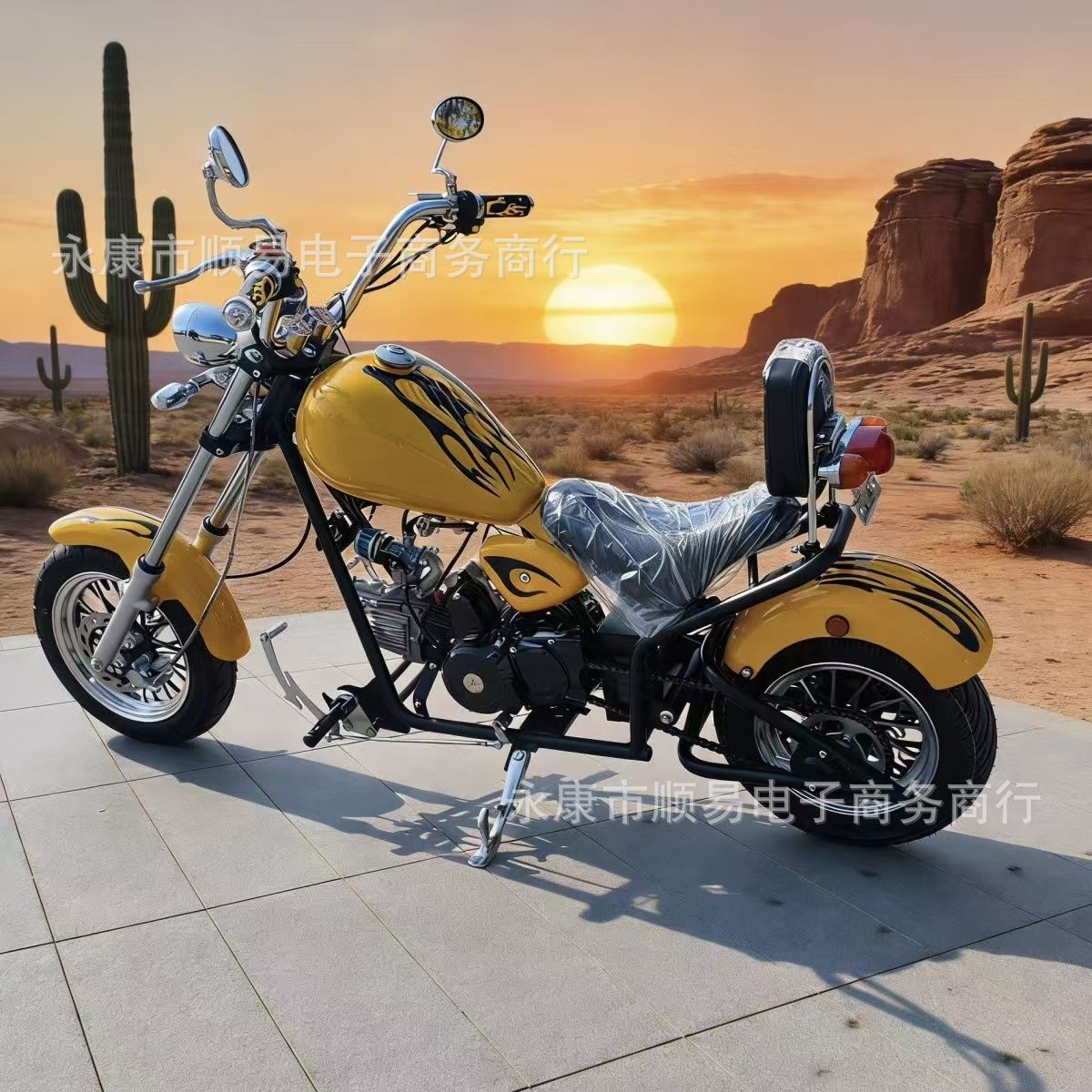 Harley Prince Motorcycle 125Cc Adult Scooter Personalized Retro Scooter Women's Street Bike Off-Road Motorcycle