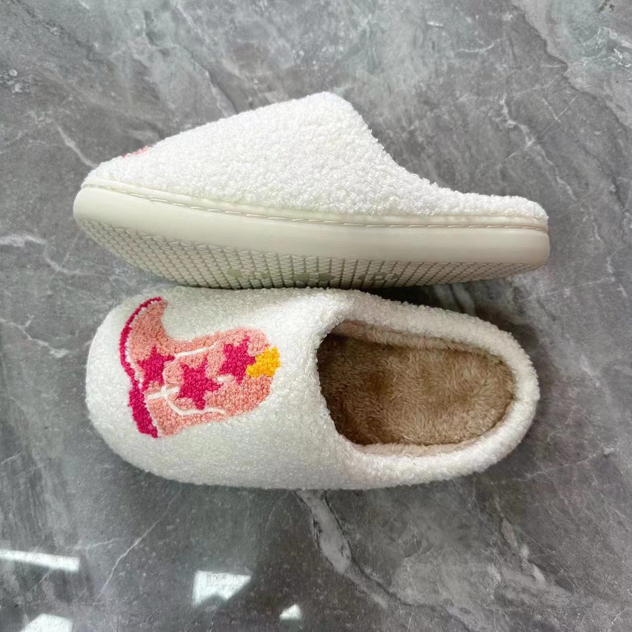 Scarpe da casa antiscivolo unisex regolabili con punta chiusa per camera da letto autunnale, termiche, lavabili in lavatrice_voghion.com